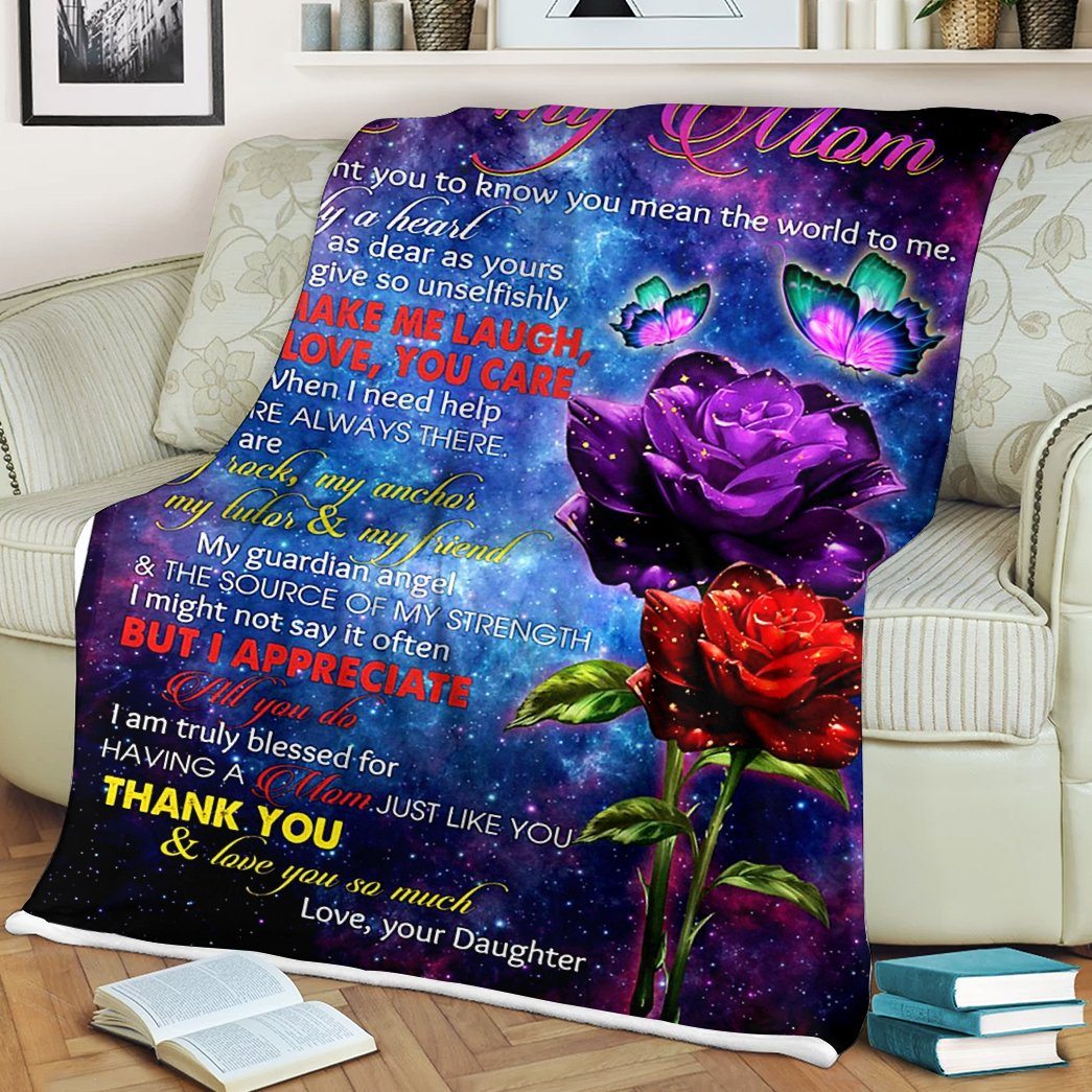 Gearhumans Gearhuman 3D To My Mom Rosie Blanket GJ020417 Blanket