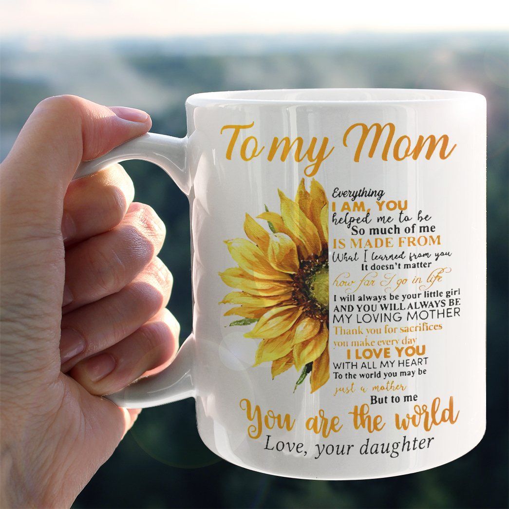 Gearhumans Gearhuman 3D To My Mom Sunflower Mug GJ020403 Mug