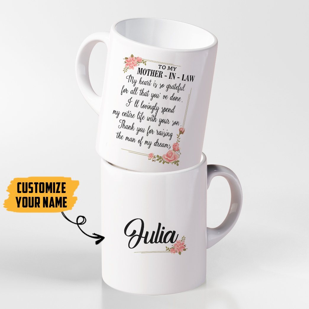 Gearhumans Gearhuman 3D To My Mother In Law Mothers Day Gift Custom Name Mug GW260323 Mug