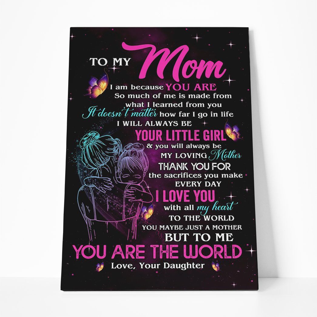 Gearhumans Gearhuman 3D To My Mum Canvas GJ010403 Canvas 1 Piece Non Frame M