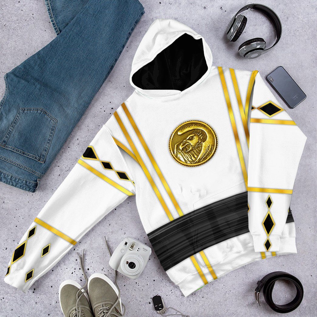 Gearhumans 3D Mighty Morphin Power Ranger Baseball Jacket