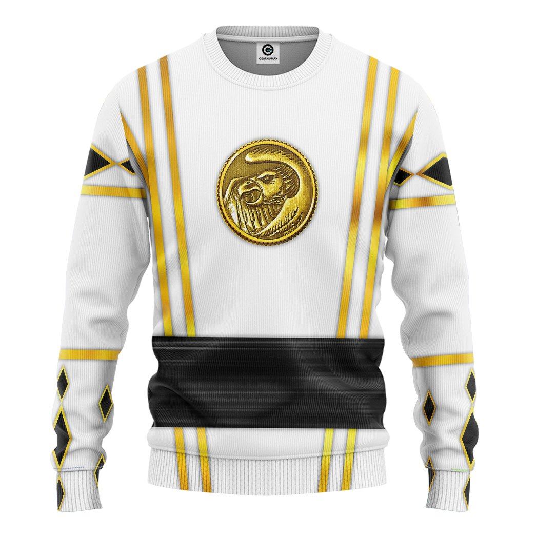 Gearhumans 3D Power Rangers Zeo Red Custom Hockey Jersey