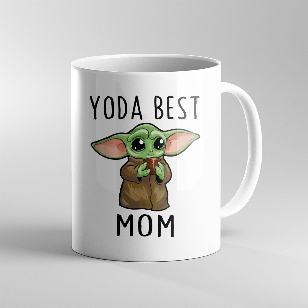 Gearhumans Gearhuman 3D Yoda Best Mom Mothers Day Gift Custom Name Mug GW25033 Mug