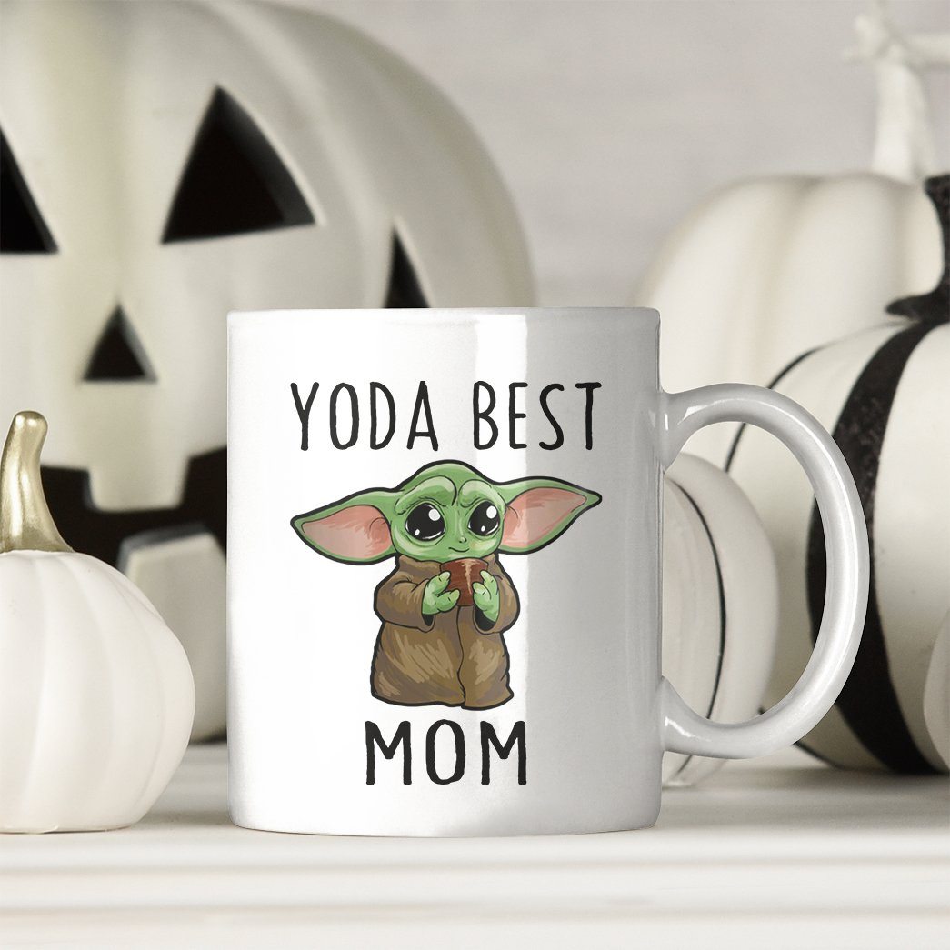 Gearhumans Gearhuman 3D Yoda Best Mom Mothers Day Gift Custom Name Mug GW25033 Mug