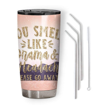 Gearhumans 3D You Smell Like Drama Custom Design Vacuum Insulated Tumbler