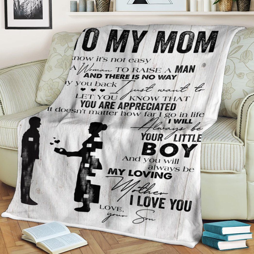 Gearhumans Gearhuman 3D You Will Always Be My Loving Mother Love From Son Blanket GH290321 Blanket