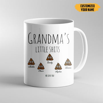 Gearhumans Grandmas Little Shits Mug