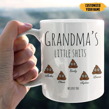Gearhumans Grandmas Little Shits Mug