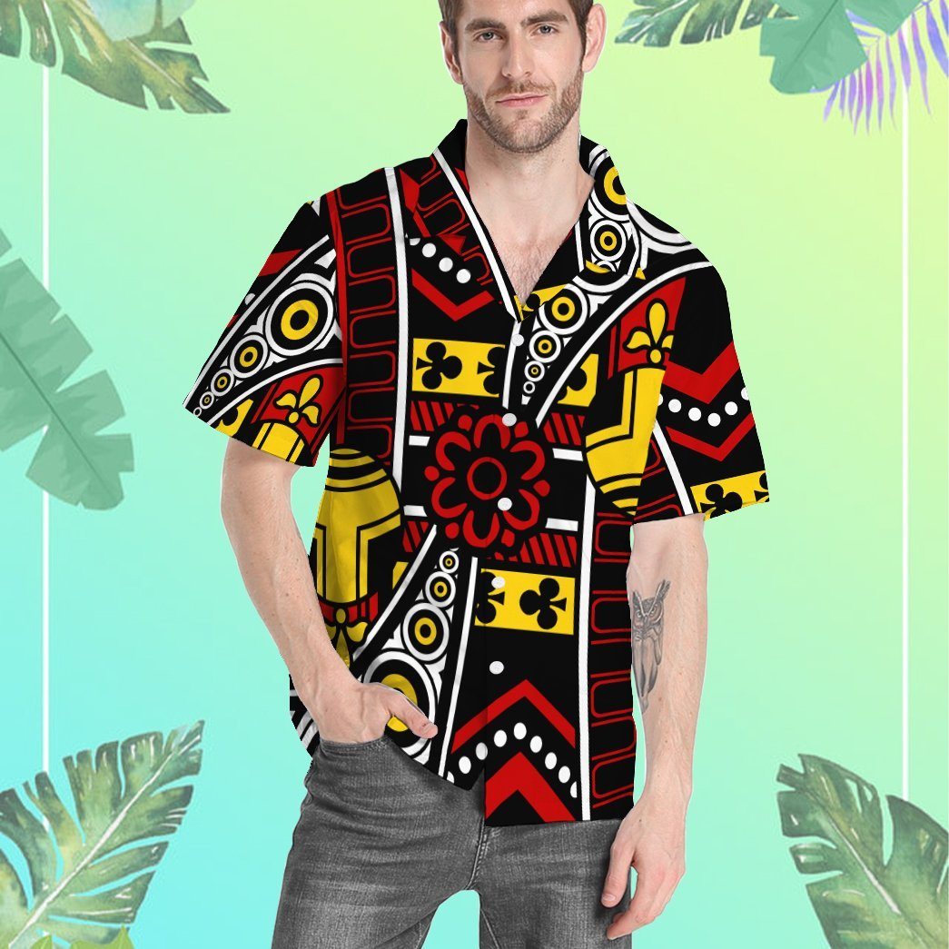 Gearhumans Gearhumsn 3D King of Clubs Alexandre Hawaii Shirt ZC22042128 Hawai Shirt 