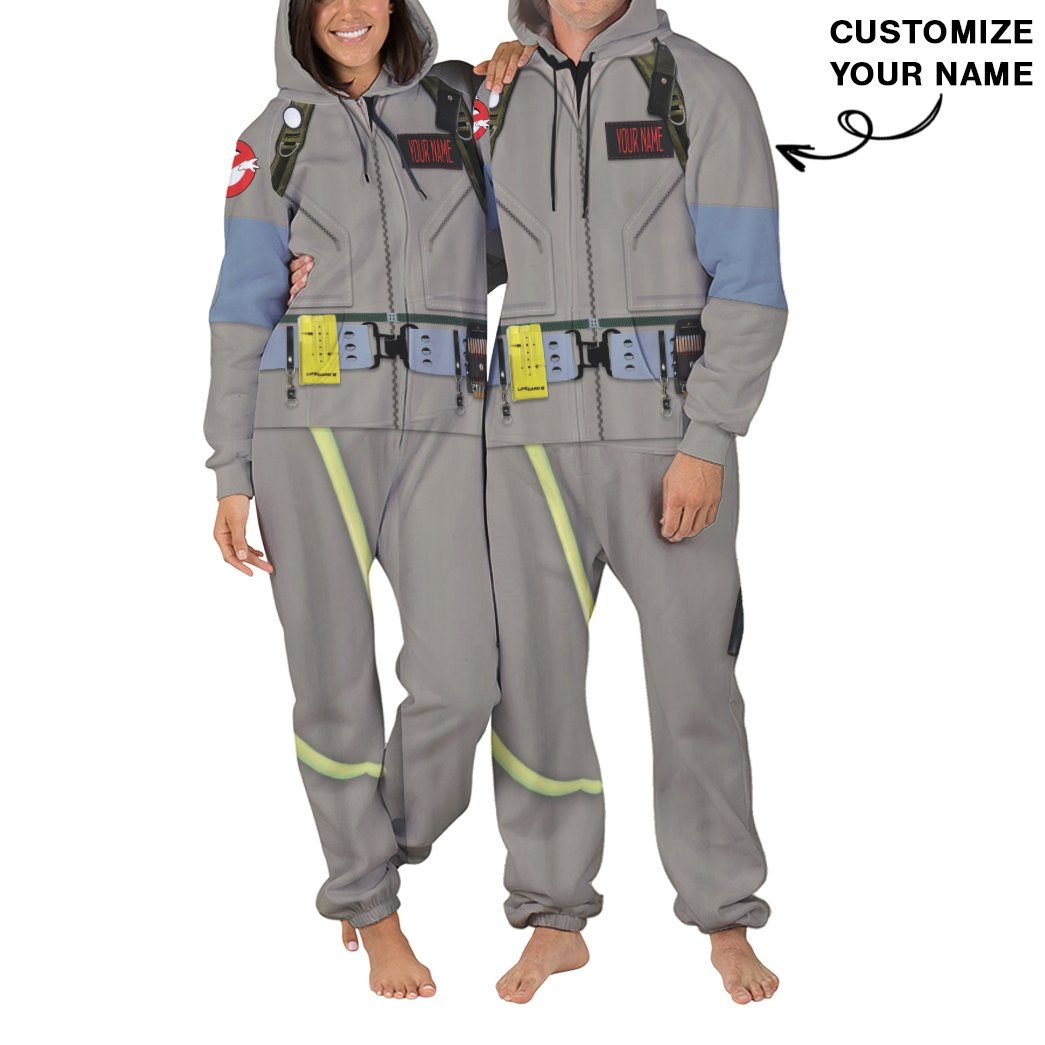 Gearhumans Ghostbusters 1984 Cosplay Custom Name Jumpsuit