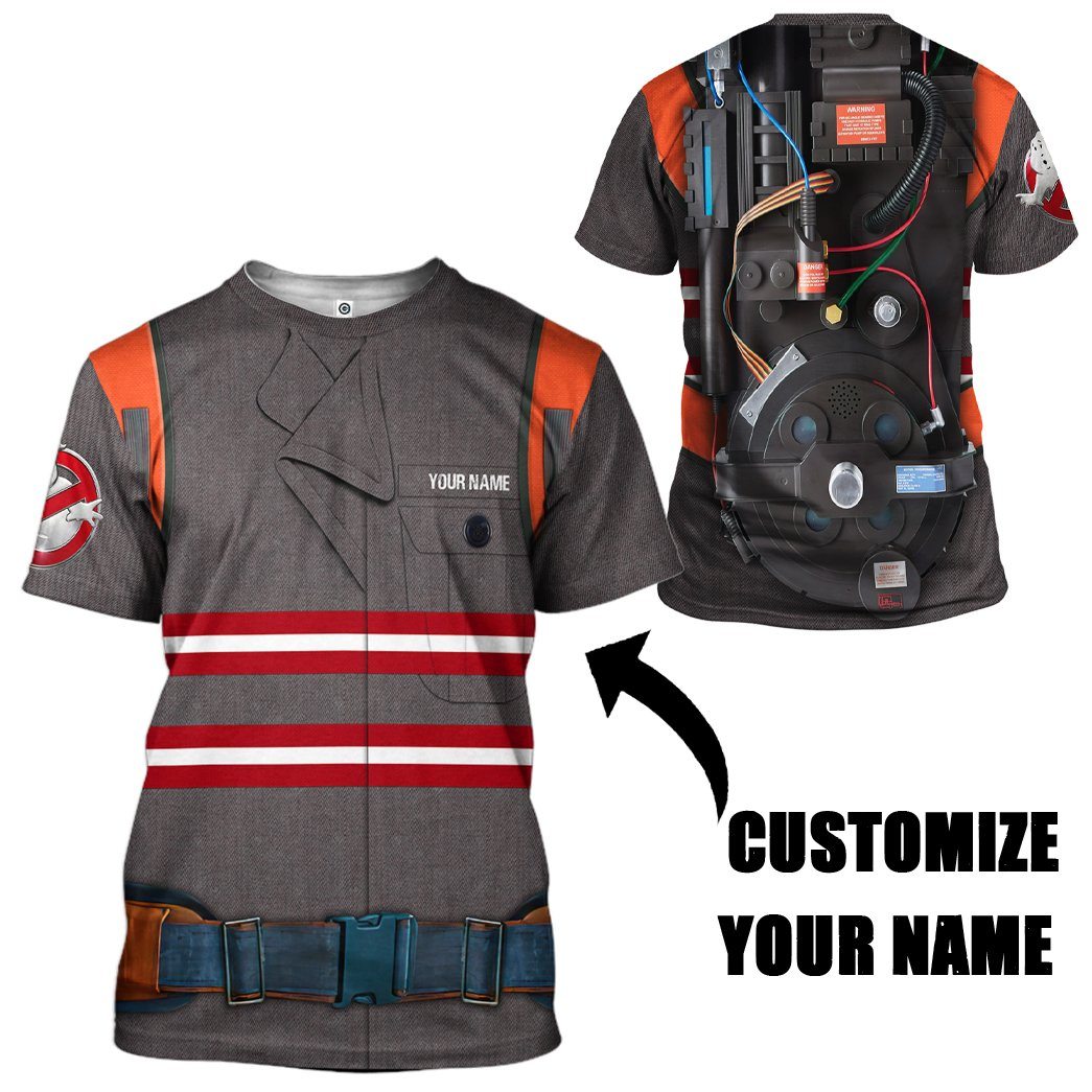 Gearhumans Ghostbusters Answer the Call 2016 Cosplay Custom Name Tshirt Hoodie Apparel GV18017 3D Apparel 