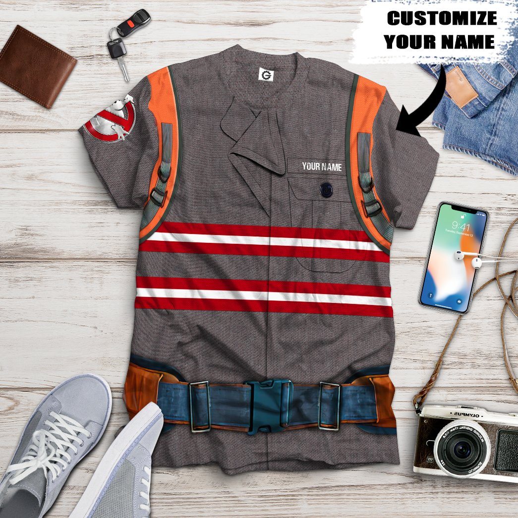 Gearhumans Ghostbusters Answer the Call 2016 Cosplay Custom Name Tshirt Hoodie Apparel GV18017 3D Apparel 