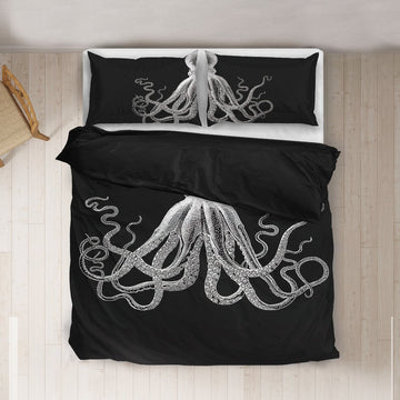 Gearhumans King Octopus Custom Bedding Set