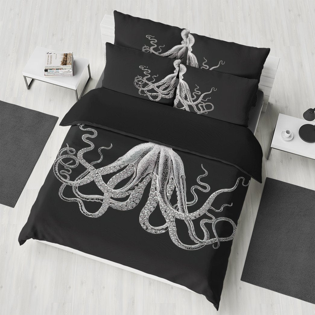 Gearhumans King Octopus Custom Bedding Set GO06072117 Bedding Set 