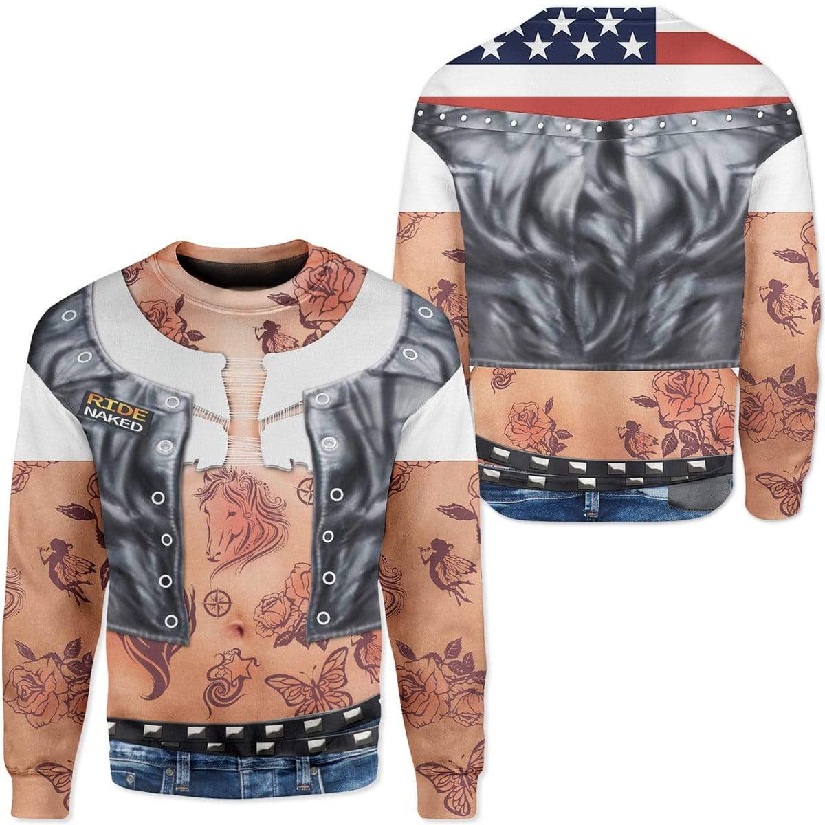 Gearhumans Ladies Tattoo Custom T-shirt - Hoodies Apparel HD-GH20365 3D Apparel 