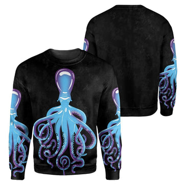 Gearhumans Octopus Scuba Diving - 3D All Over Printed Shirt