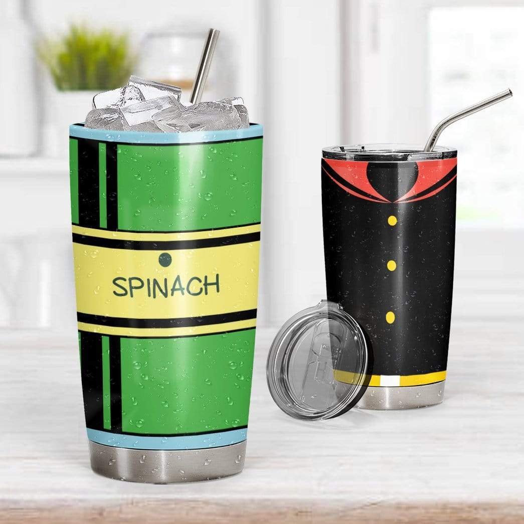 Gearhumans Popeye And Spinach Custom Design Vacuum Insulated Tumbler GV27057 Tumbler