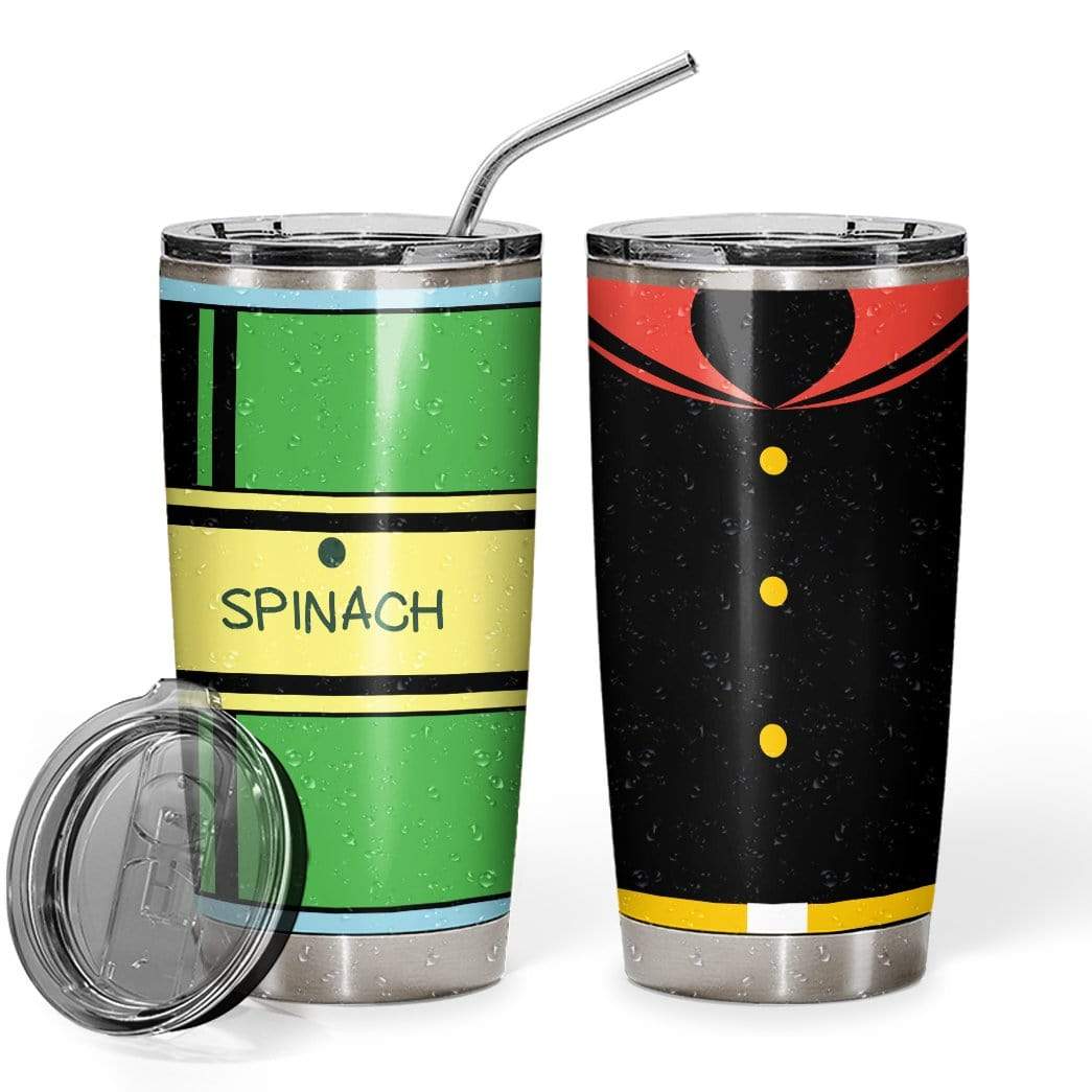 Gearhumans Popeye And Spinach Custom Design Vacuum Insulated Tumbler GV27057 Tumbler