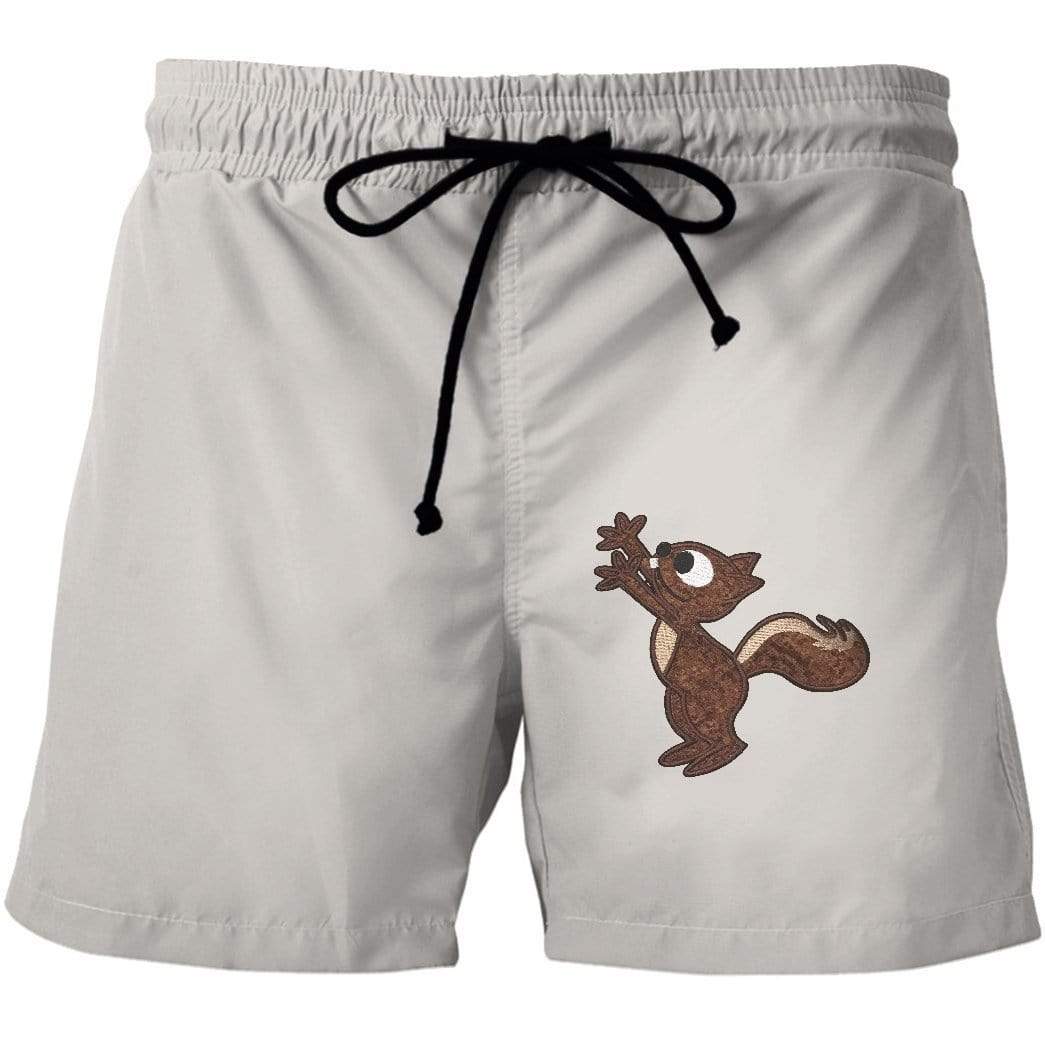 Gearhumans Squirrel Custom Beach Shorts Swim Trunks HD-GH1301202 Men Shorts Men Shorts S 