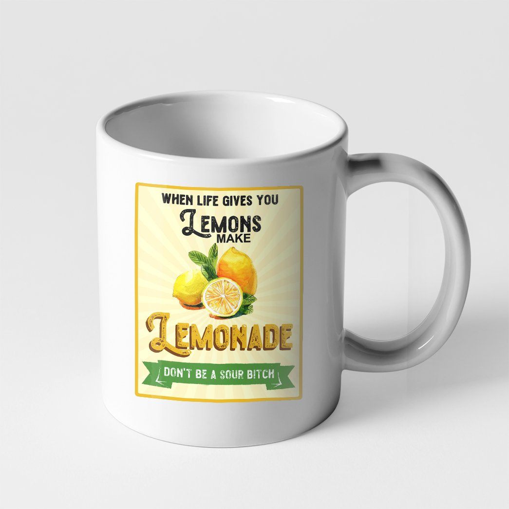Gearhumans When Life Gives You Lemons Make Lemonade Mug ZK2405212 Mug 11oz 