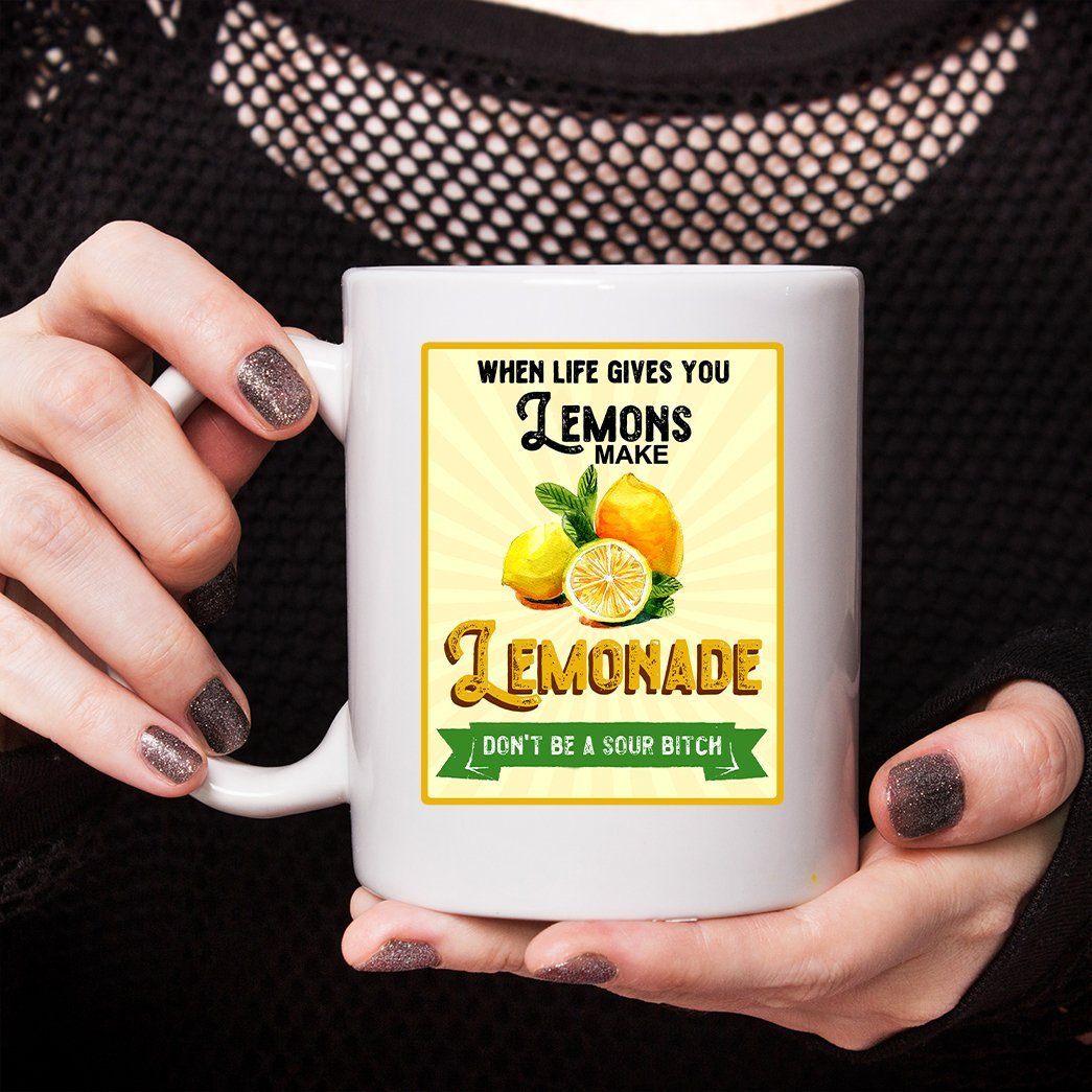 Gearhumans When Life Gives You Lemons Make Lemonade Mug ZK2405212 Mug 