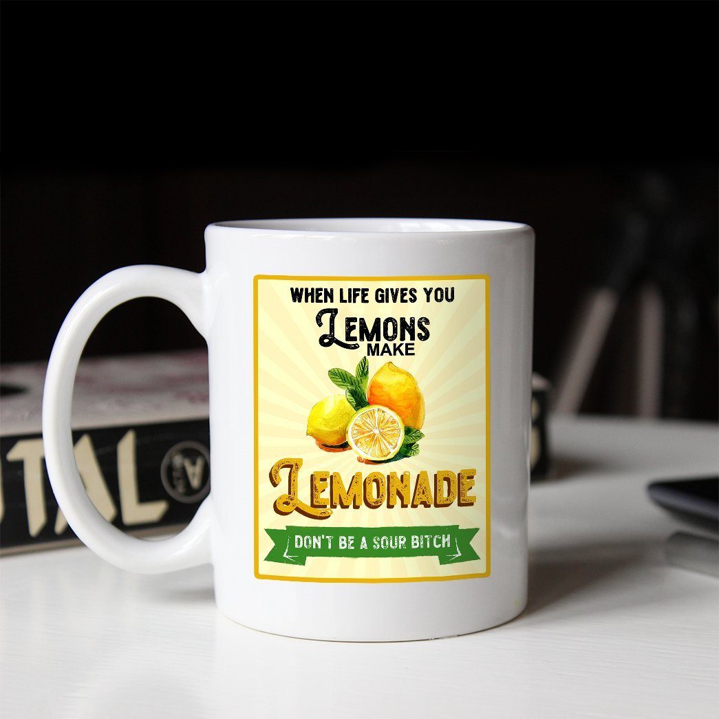 Gearhumans When Life Gives You Lemons Make Lemonade Mug ZK2405212 Mug 