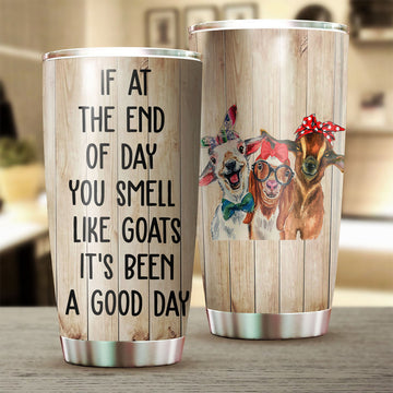 Gearhumans Smell Like Goats - Tumbler Cup