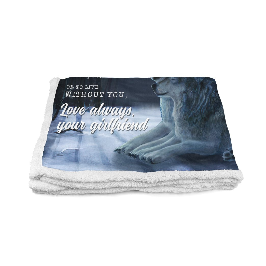 Grearhuman 3D To My Boy Friend I Love You Valentine Custom Blanket GV22011 Blanket