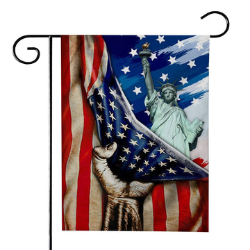 Grearhumans 3D Statue Of Liberty America Custom Flag