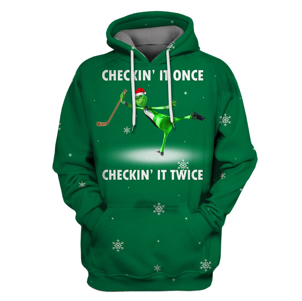 Grinch merry christmas Custom T-shirt - Hoodies Apparel HD-MV110657 3D Custom Fleece Hoodies Hoodie S 