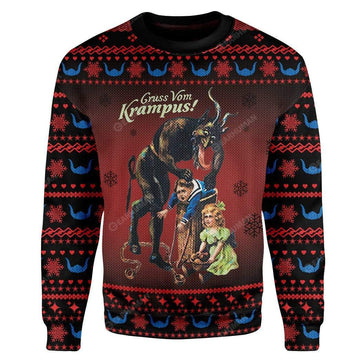 Gearhumans Gruss Vom Krampus Custom T-Shirts Hoodies Apparel