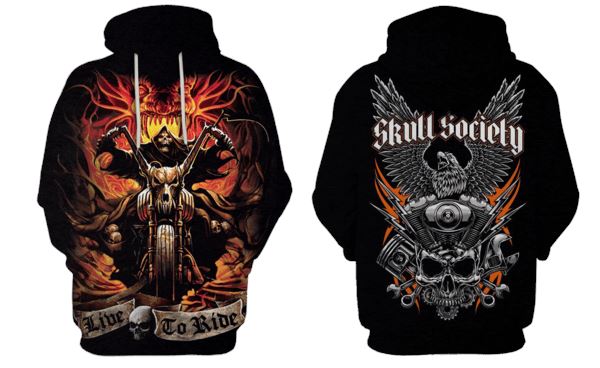 HALLOWEEN Skull Society Hoodies - T-Shirt Apparel HL101146 3D Custom Fleece Hoodies 
