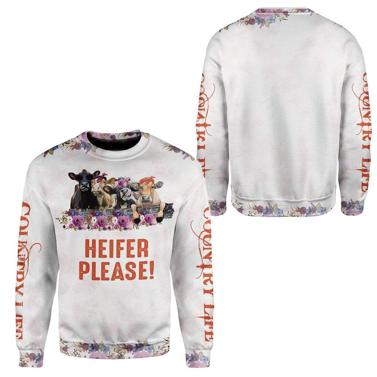 Heifer Please Custom T-Shirts Hoodies Apparel AN-DT0701201 3D Custom Fleece Hoodies 