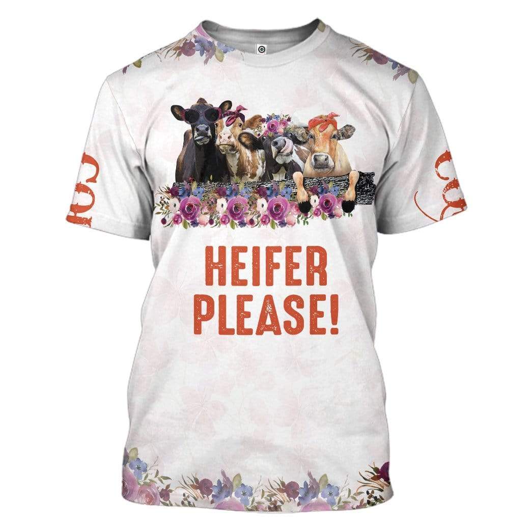 Heifer Please Custom T-Shirts Hoodies Apparel AN-DT0701201 3D Custom Fleece Hoodies T-Shirt S 