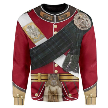 Gearhumans Hoodie Custom A Scottish Uniform Of A Lieutenant Apparel