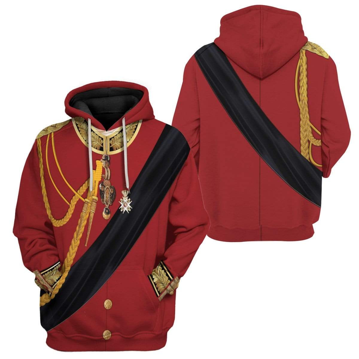 Hoodie Custom Arthur Wellesley Apparel HD-AT14101911 3D Custom Fleece Hoodies 