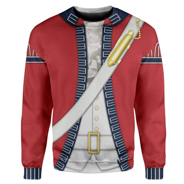 Gearhumans Hoodie Custom British Red Coat Apparel