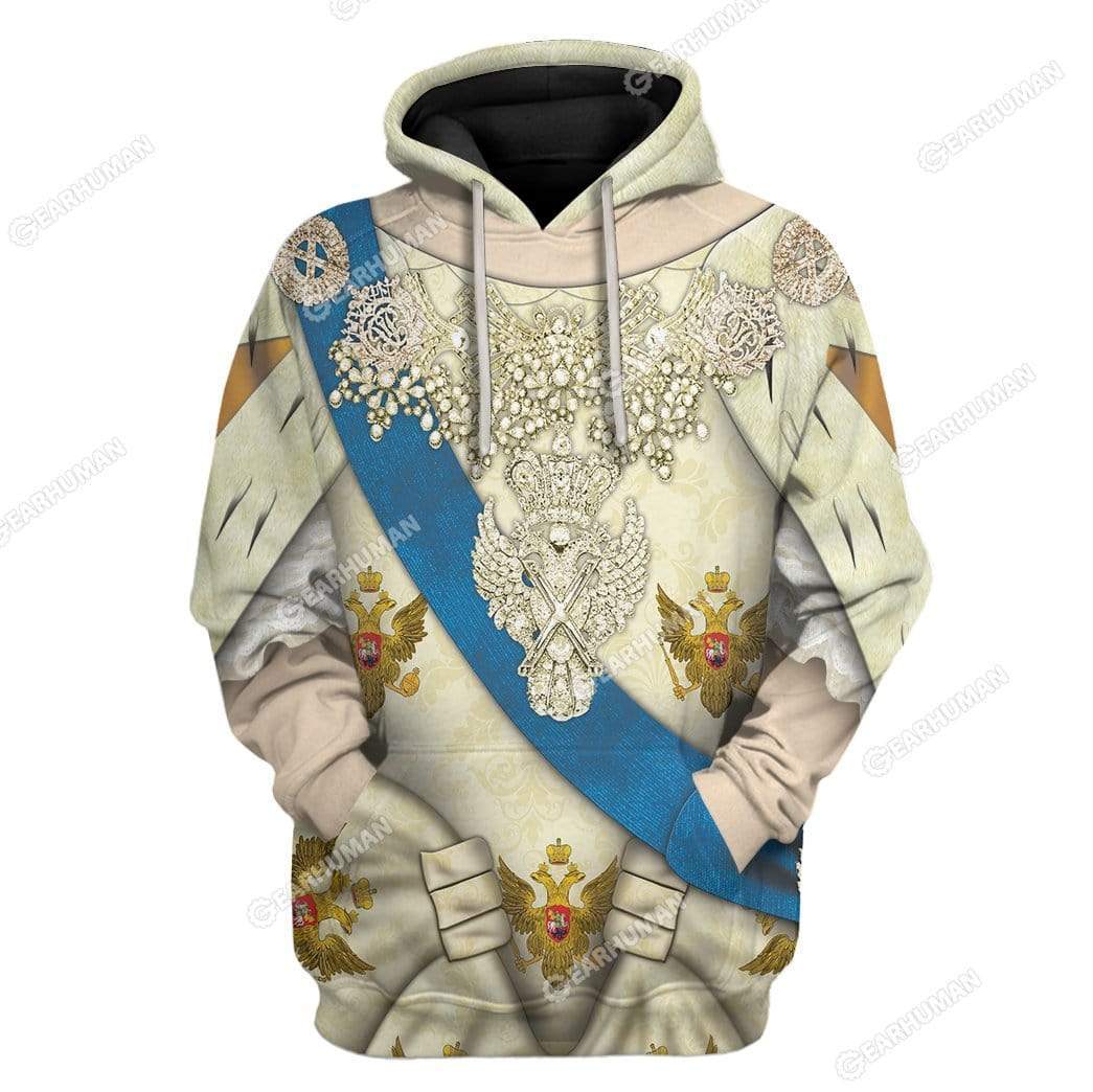 Hoodie Custom Catherine The Great Apparel HD-DT30101908 3D Custom Fleece Hoodies Hoodie S 