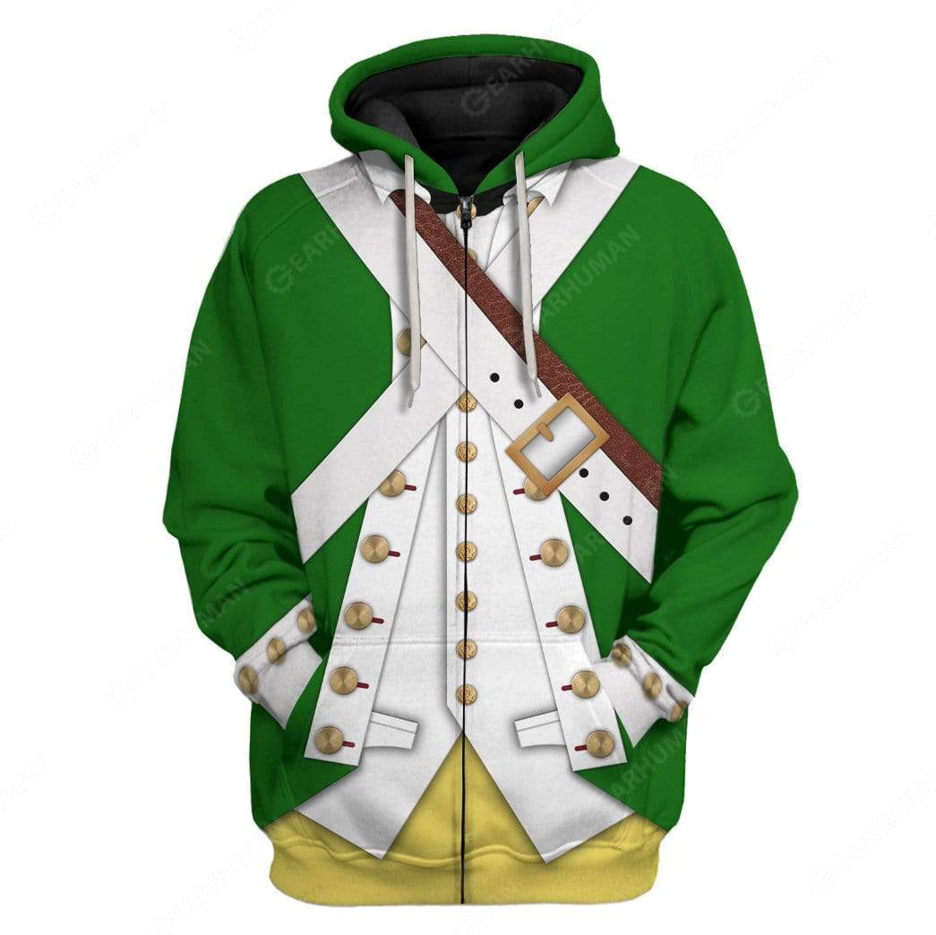 Hoodie Custom Continental Marines Apparel HD-DT3091906 3D Custom Fleece Hoodies Zip Hoodie S 