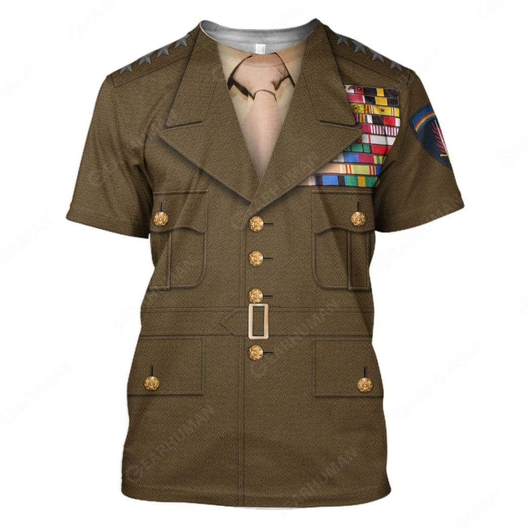 Hoodie Custom Dwight D. Eisenhower Apparel HD-DT1891909 3D Custom Fleece Hoodies T-Shirt S 
