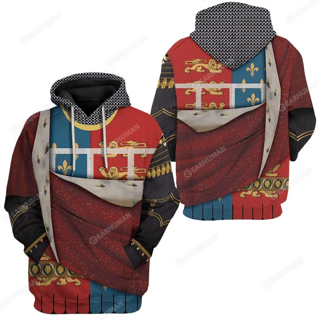 Hoodie Custom Edward IV of England Apparel HD-AT30101910 3D Custom Fleece Hoodies 