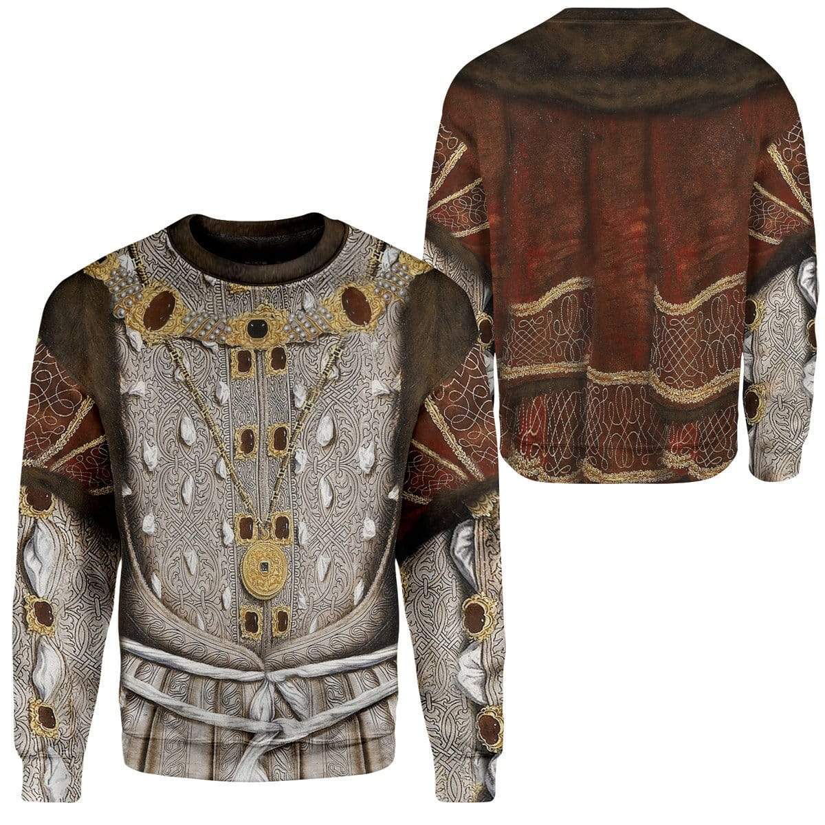 Hoodie Custom Henry VIII of England Apparel HD-DT2591904 3D Custom Fleece Hoodies 