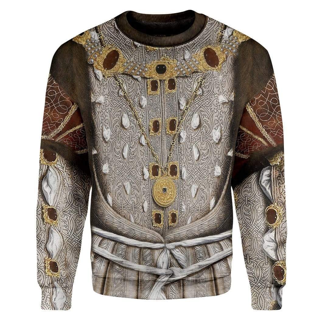Hoodie Custom Henry VIII of England Apparel HD-DT2591904 3D Custom Fleece Hoodies Long Sleeve S 