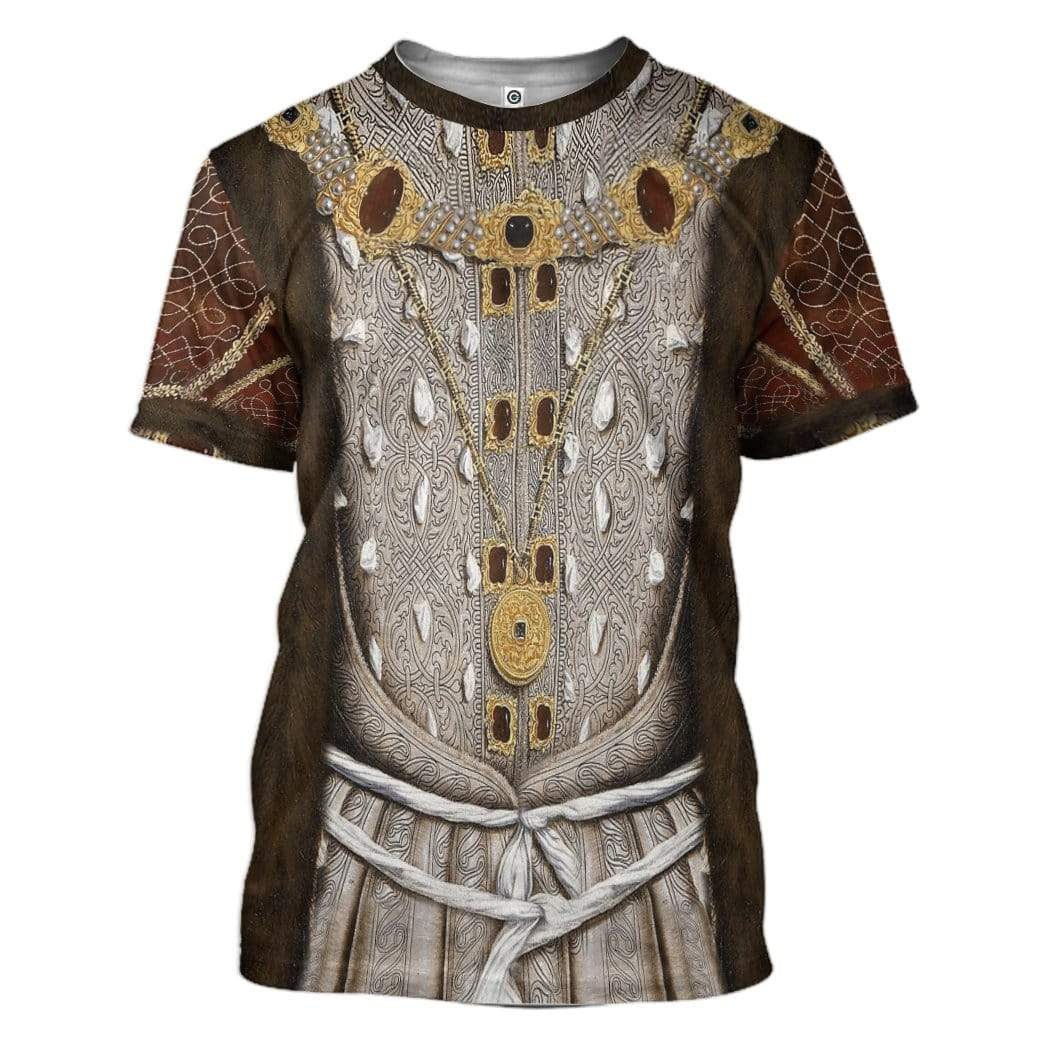 Hoodie Custom Henry VIII of England Apparel HD-DT2591904 3D Custom Fleece Hoodies T-Shirt S 