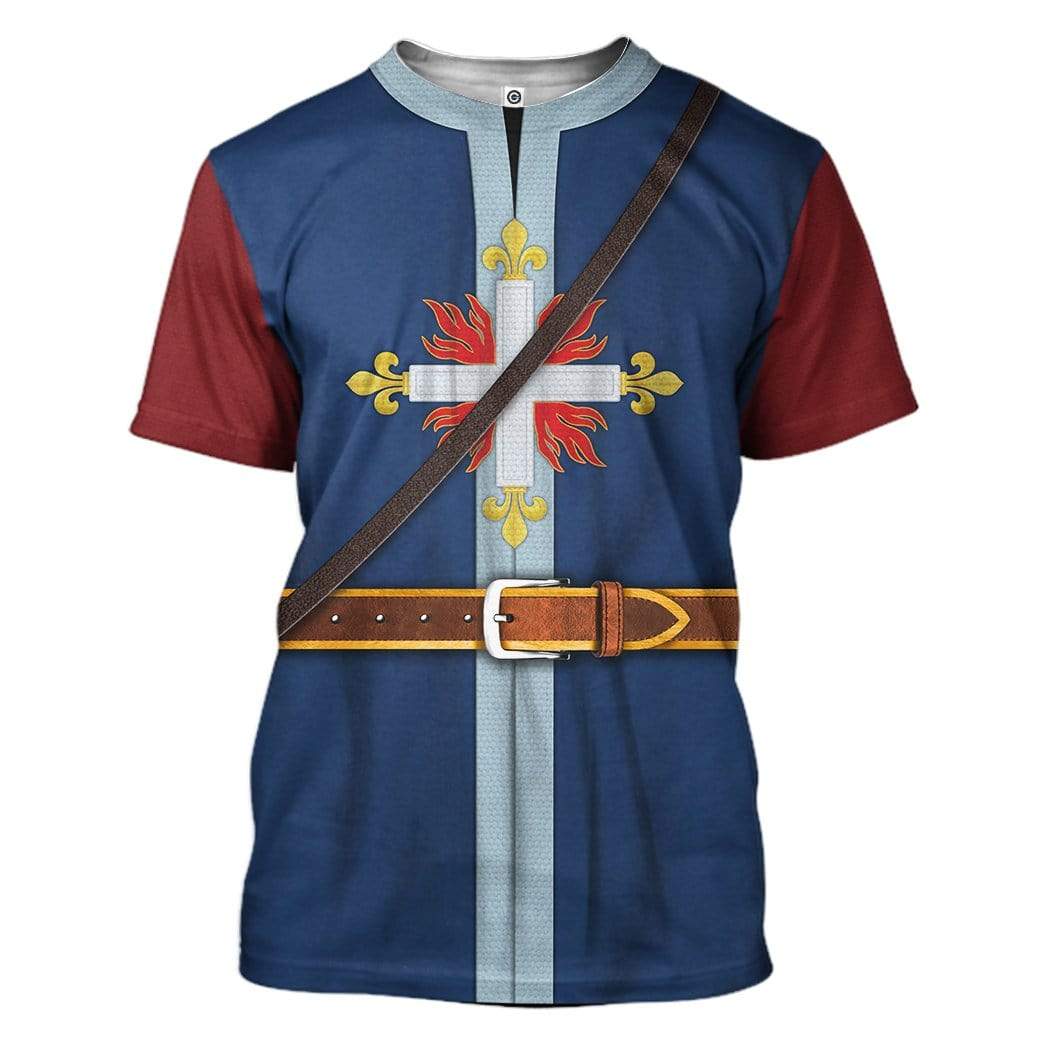 Hoodie Custom King's Musketeer Apparel A231005 3D Custom Fleece Hoodies T-Shirt S 