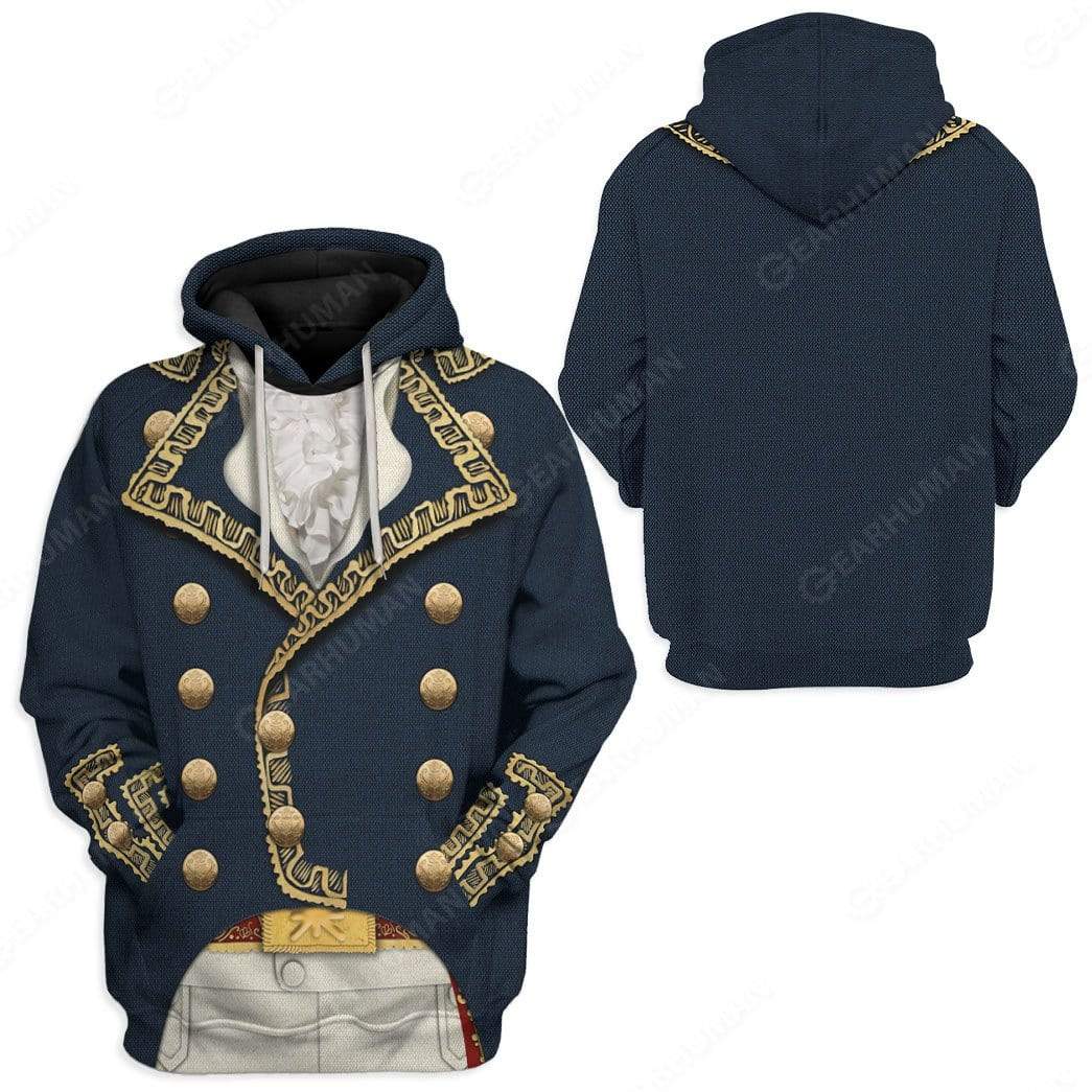 Gearhumans Hoodie Custom Marquis de Lafayette Apparel