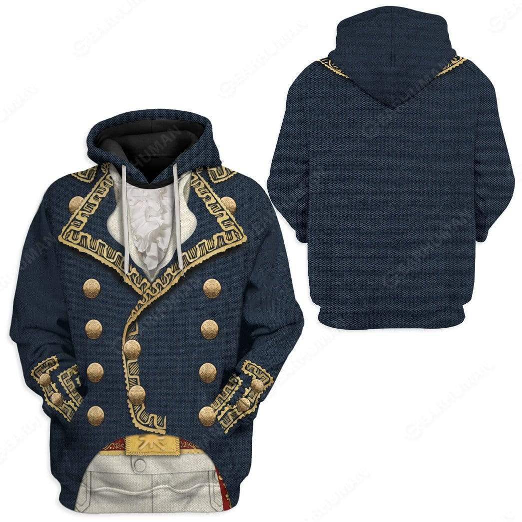 Hoodie Custom Marquis de Lafayette Apparel T101004 3D Custom Fleece Hoodies 