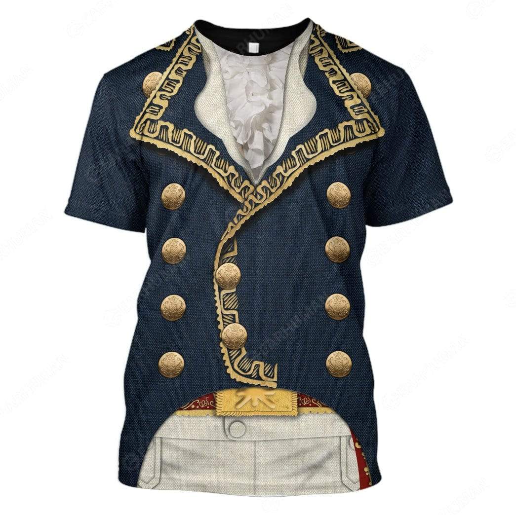 Hoodie Custom Marquis de Lafayette Apparel T101004 3D Custom Fleece Hoodies T-Shirt S 