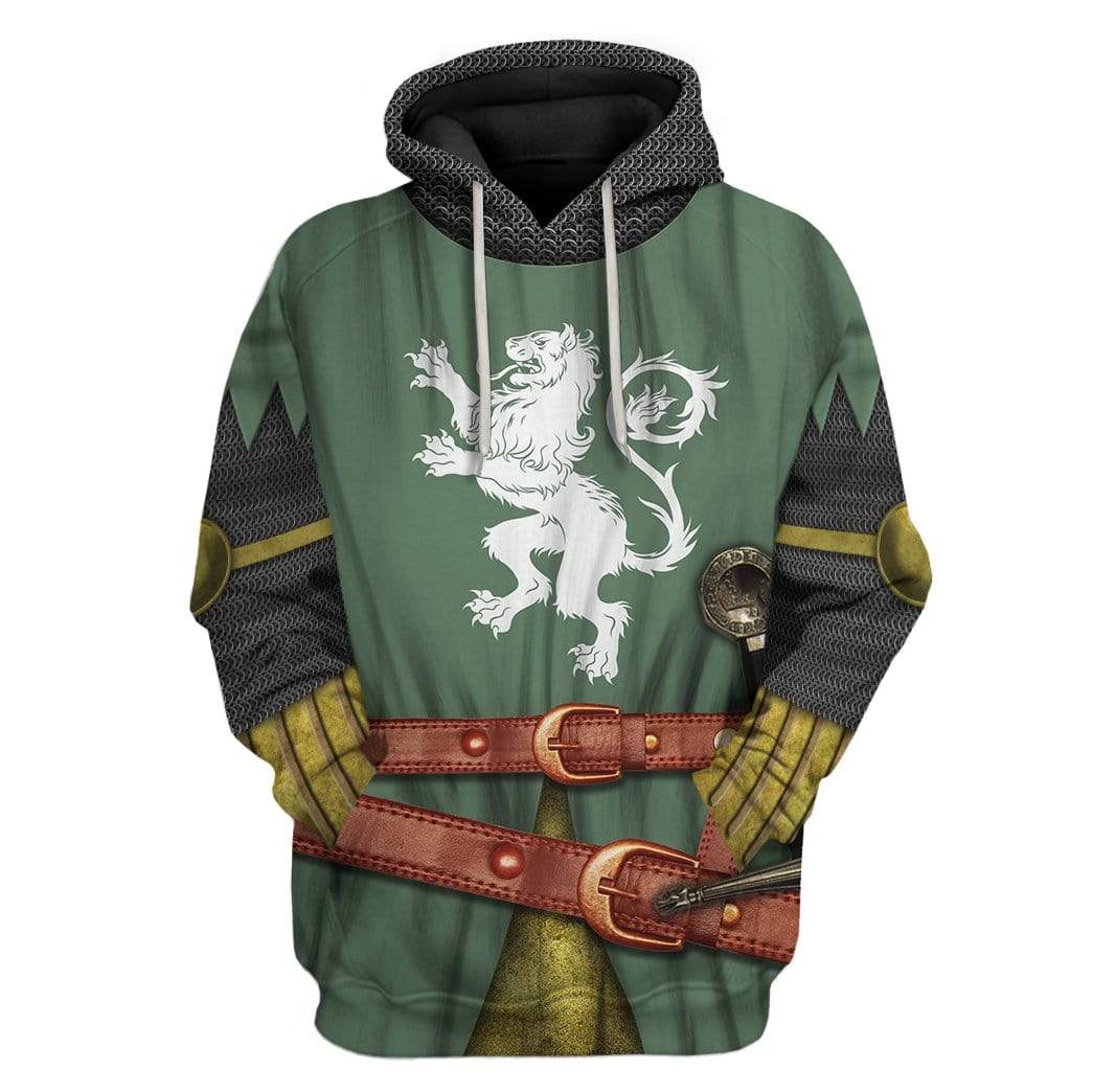 Hoodie Custom Medieval Knight Apparel HD-TT14101909 3D Custom Fleece Hoodies Hoodie S 