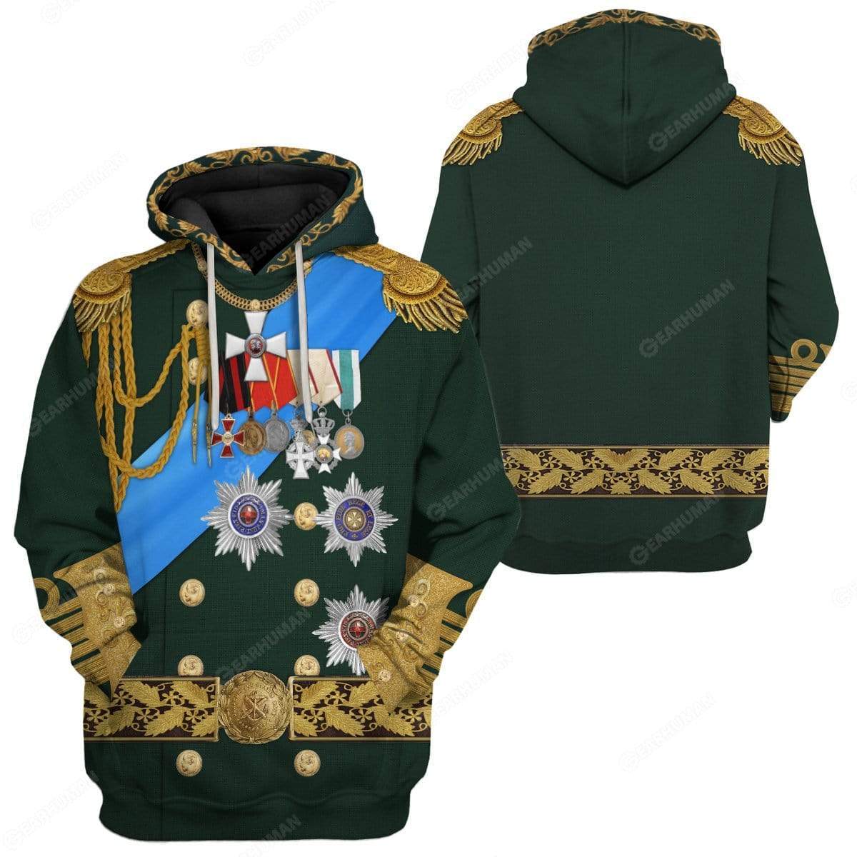 Hoodie Custom Nicholas II Apparel HD-TT2391904 3D Custom Fleece Hoodies 